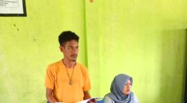 *dok pribadi. Satria ketua koperasi merah putih desa Buge Ara